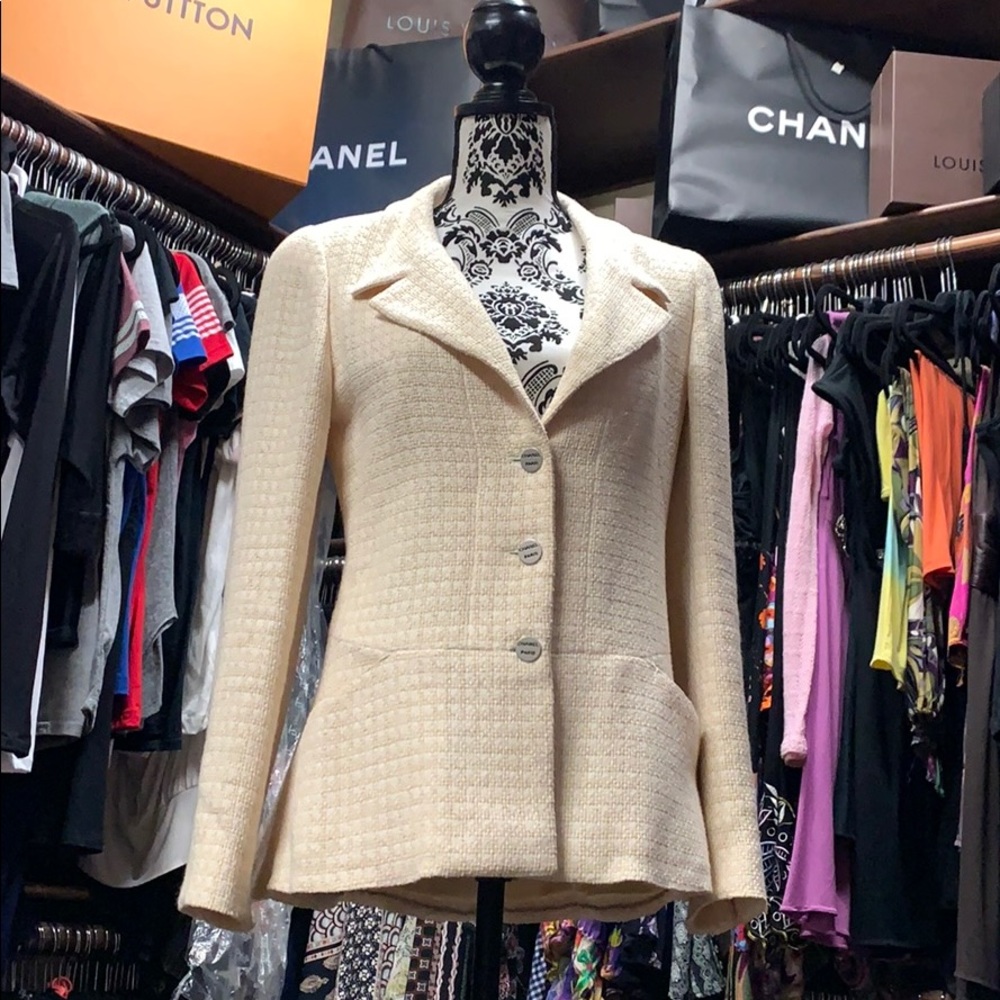 Chanel coat jacket 40 EUC